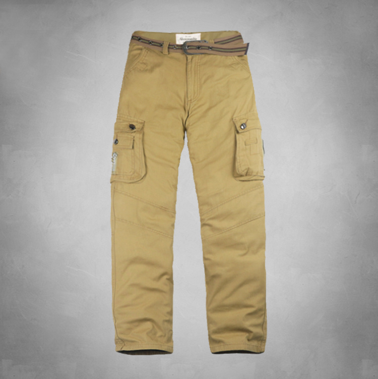 Abercrombie Fitch Hombres Chinos Pantalones Con Cinturón AF7427